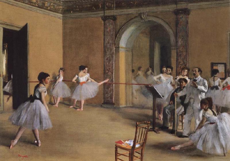 Germain Hilaire Edgard Degas Dance Foyer at the Opera oil painting picture